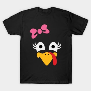 Thanksgiving Turkey Face T-Shirt